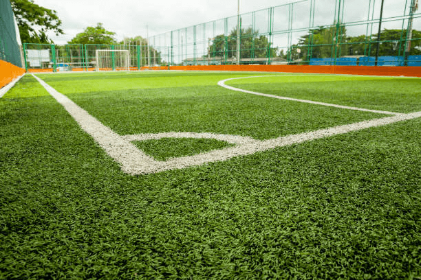 Corner arc on artificial turf